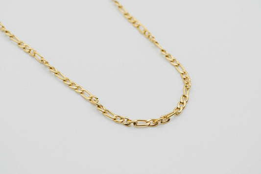 6mm Gold Figaro Chain