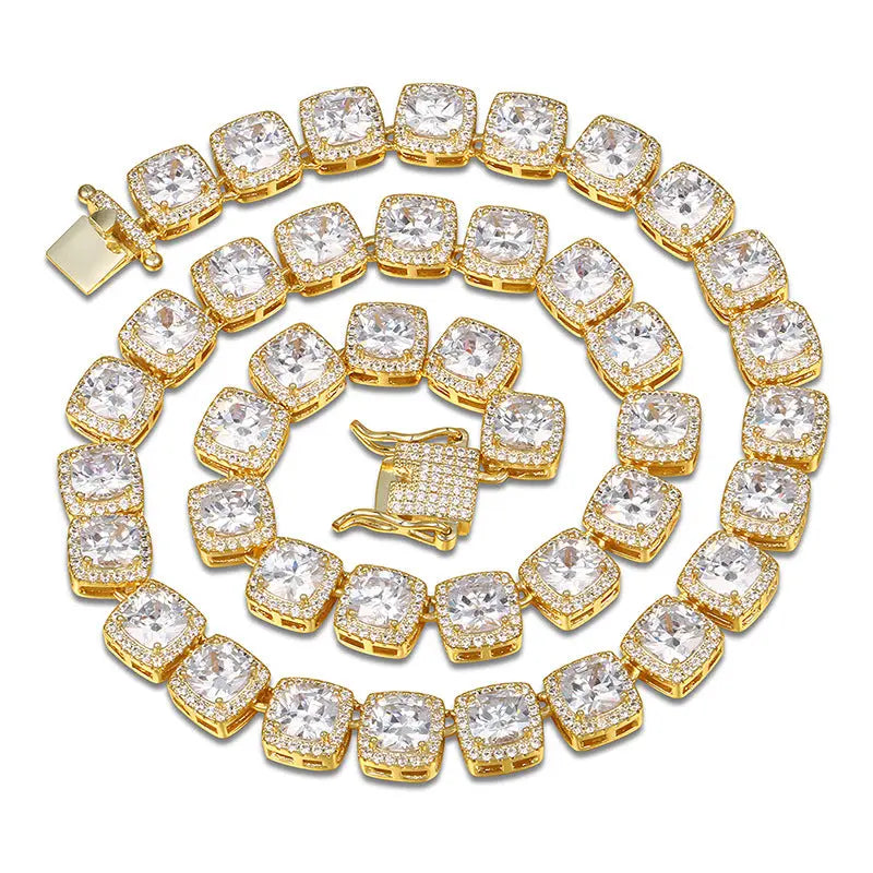 10mm Baguette Diamond Chain-4-Mixxchains