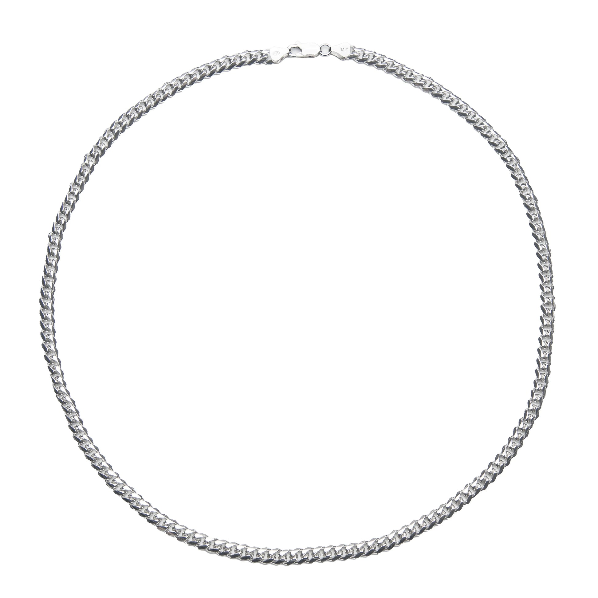 5mm Cuban Link Solid 925 Sterling Silver Chain-5-Mixxchains