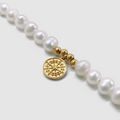 Compass Real Pearl Necklace (Gold) MIXX CHAINS