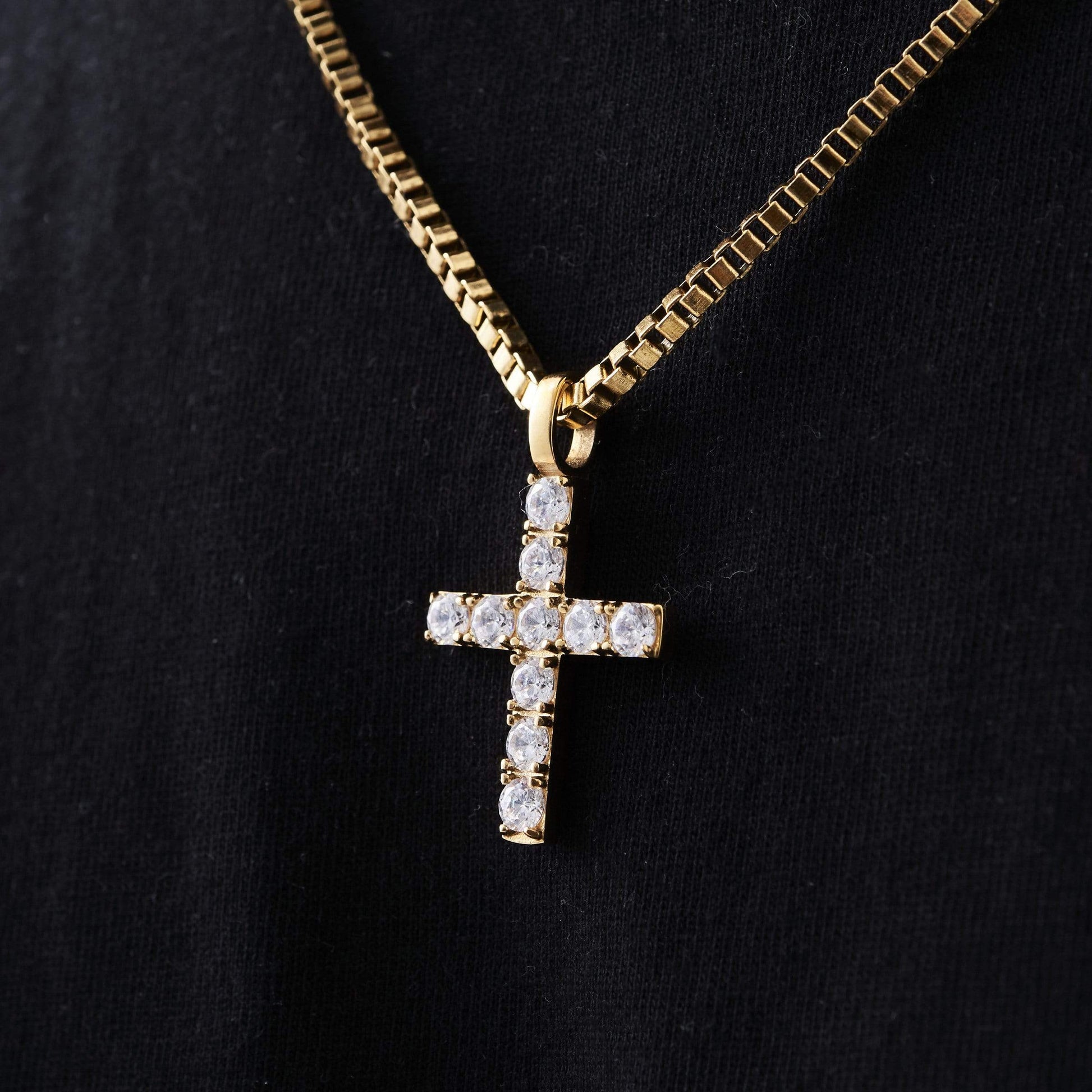 Iced Cross (Gold) MIXX CHAINS