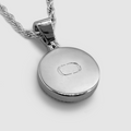 Iced Compass Pendant (Silver) MIXX CHAINS
