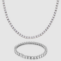 Tennis Set (Silver) MIXX CHAINS