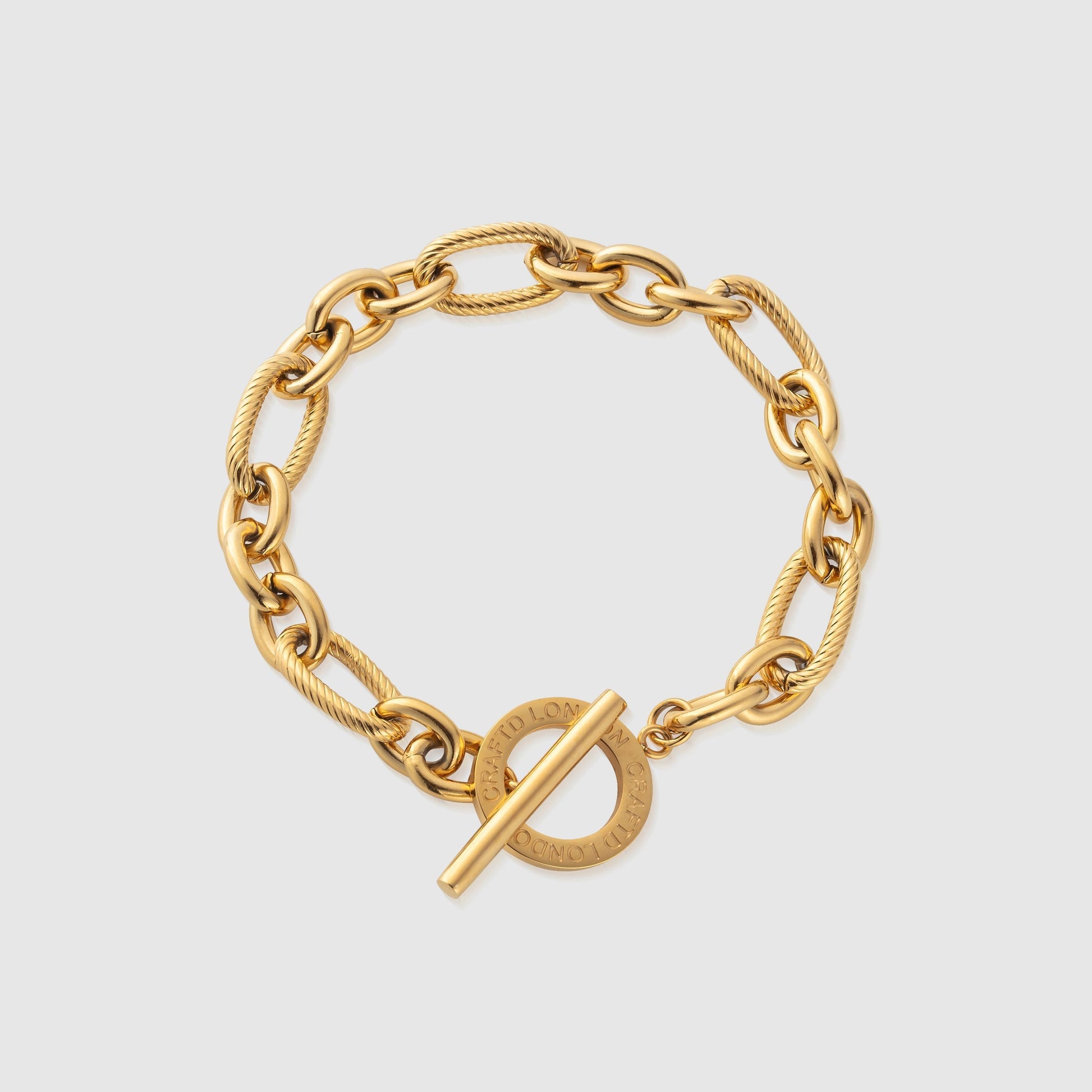 Toggle Milan Bracelet (Gold) MIXX CHAINS