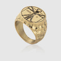 Vitruvian Ring (Gold) MIXX CHAINS