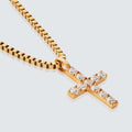 Iced Cross (Gold) MIXX CHAINS
